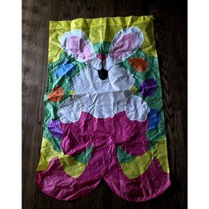 Vintage 1994 Windsport  Fancy Flag EASTER BUNNY